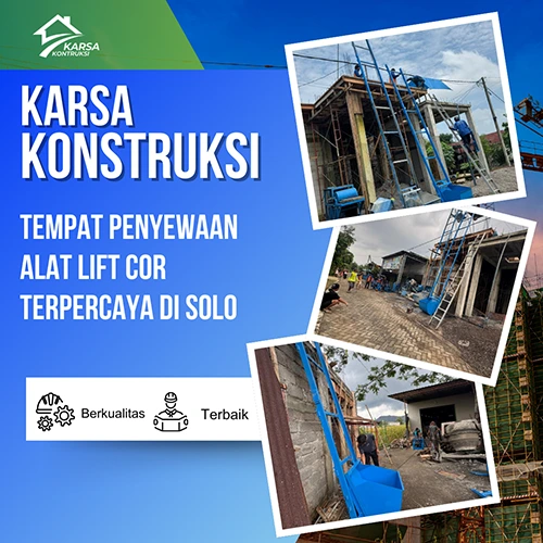 tempat sewa lift cor beton solo