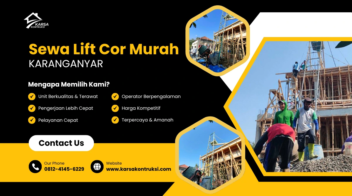 sewa lift cor karanganyar